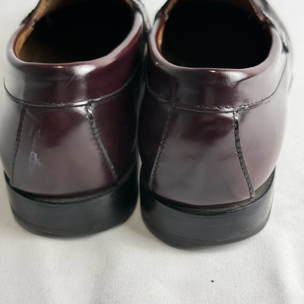 G.H. Bass & Co. Burgundy Leather Penny Loafers - Picture 5 of 16